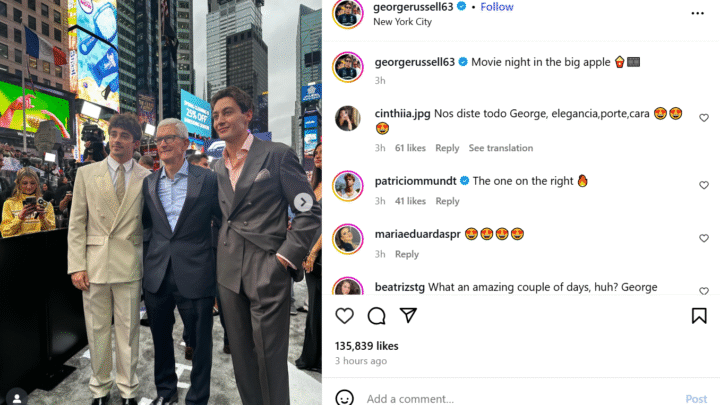 George Russell copine