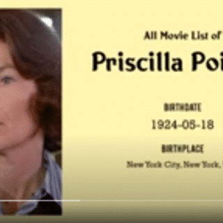 Priscilla Pointer Acteur