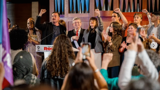 Jean-Luc Mélenchon compagne